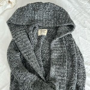 Long hooded Abercrombie sweater
